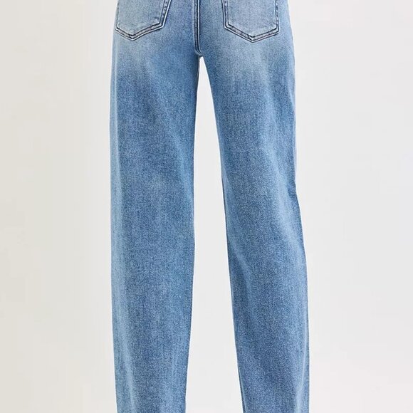 RISEN High Rise Wide Baggy Jeans - Picture 5 of 7